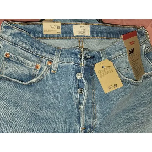 LEVI's 501 Curve Straight Leg 30x30 NWT - Picture 3 of 4